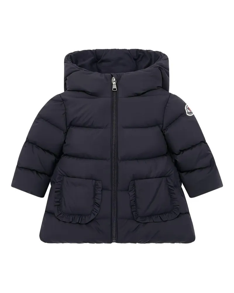 Moncler Girls' Enfant Molan Down Jacket Navy Blue Padded Navy
