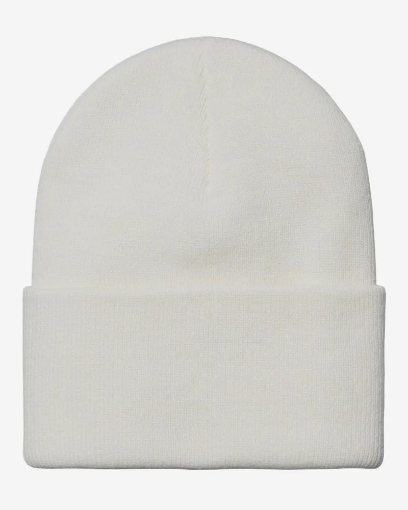 Carhartt WIP Men's Beanie Watch White Acrylic Hat White