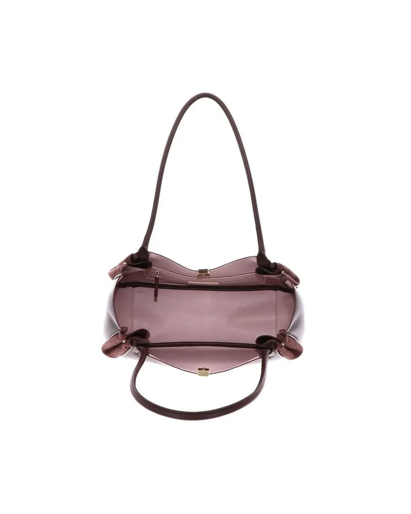 Coccinelle Women's Shopping Bag Berry Bovine Leather - Shopper-Bags Brown