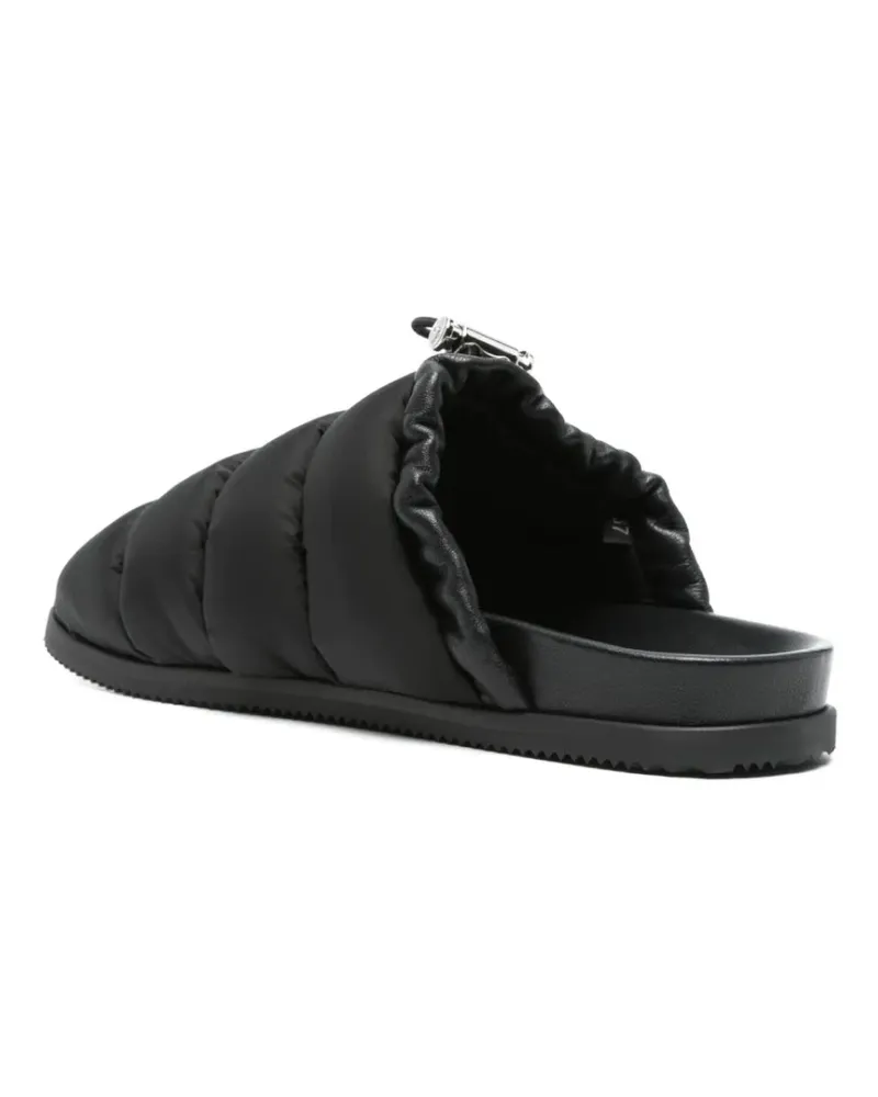 Moncler Mon Pocket Slipper — Black Black