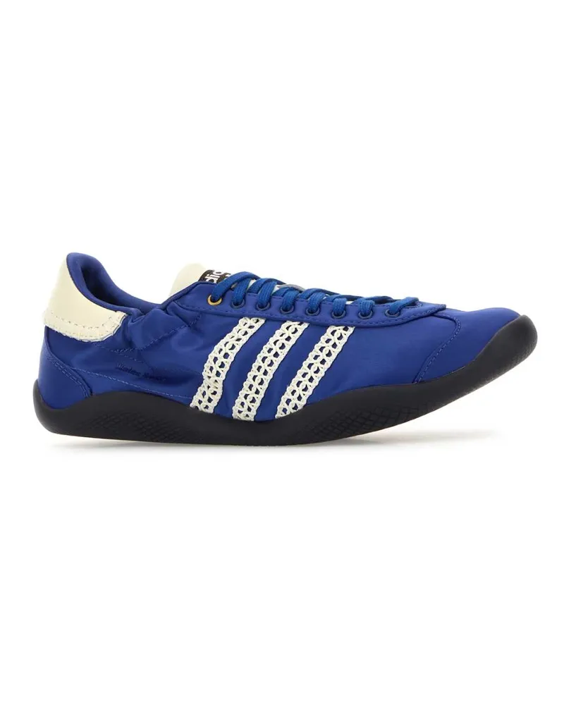 adidas Unisex Blue Satin  X Wales Bonner Karintha Sneakers Blue