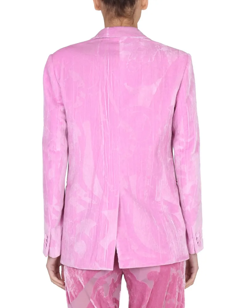 Etro Paisley Patterned Jacket — Pink Pink