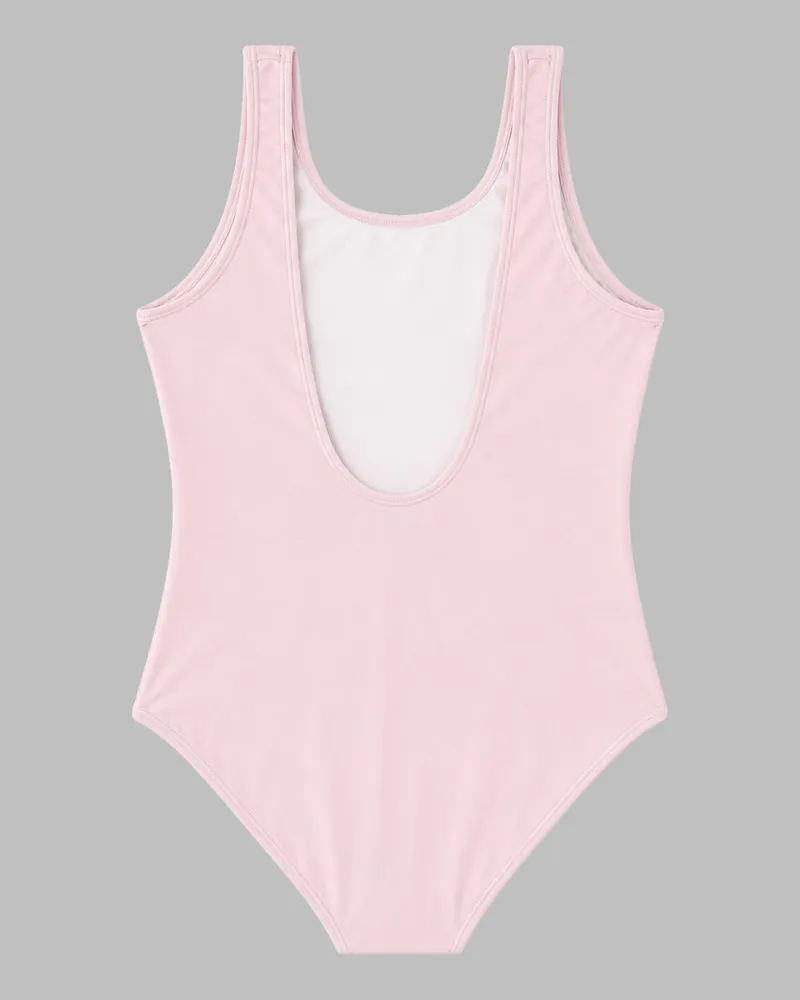 Kenzo Boke Flower One-Piece Swimsuit — Pink Pink