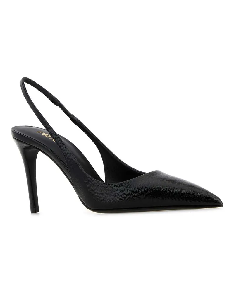 Prada Slingback Heel — Black Black