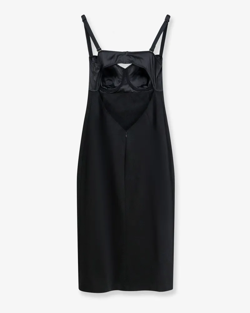 Dolce & Gabbana Women's Stretch Fabric Dress Black Viscose Black