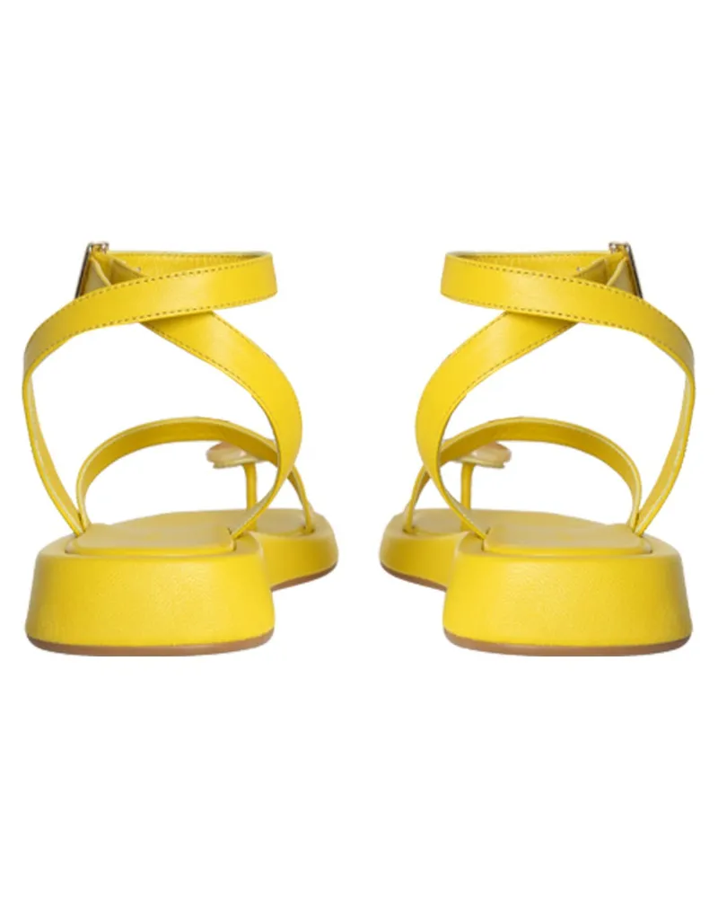 Gia Borghini Rosie 18 Sandals — Yellow Yellow