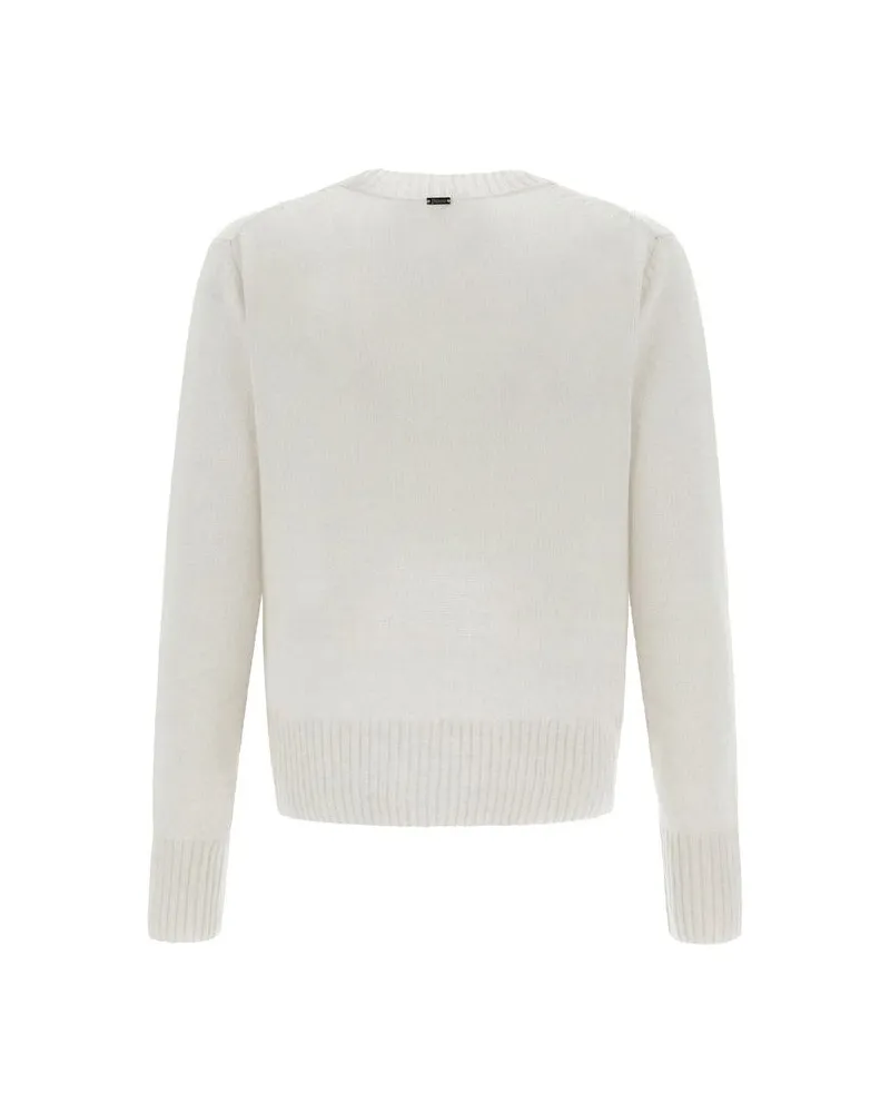 Herno 100% Cashmere Sweater — White White