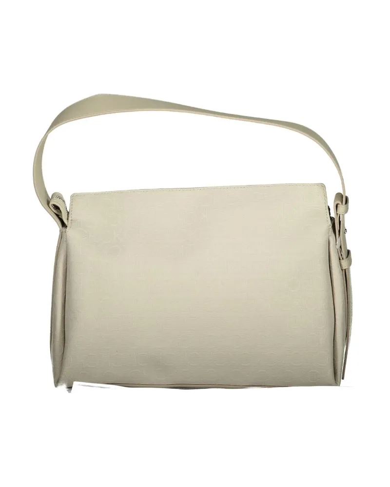 Calvin Klein Synthetic Shoulder Bag — Beige Beige