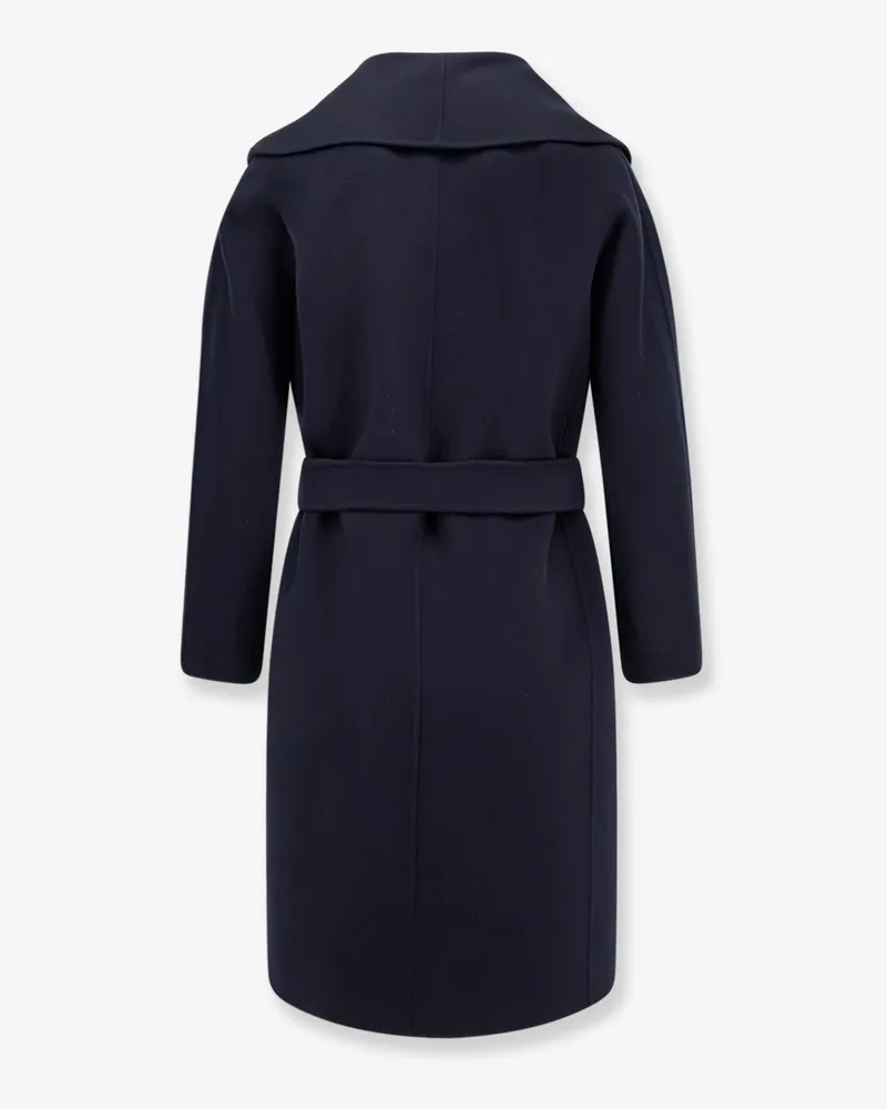 Max Mara Women's Coat Messi Virgin Wool Black Black