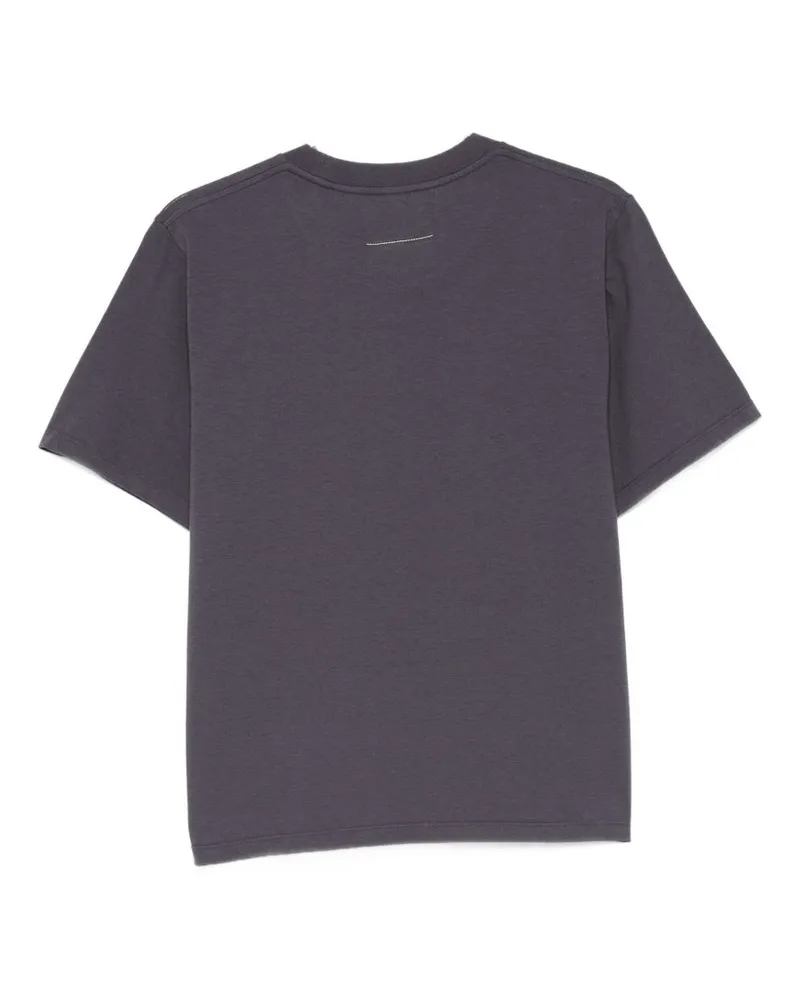 Maison Margiela Logo Print T-Shirt — Navy Navy