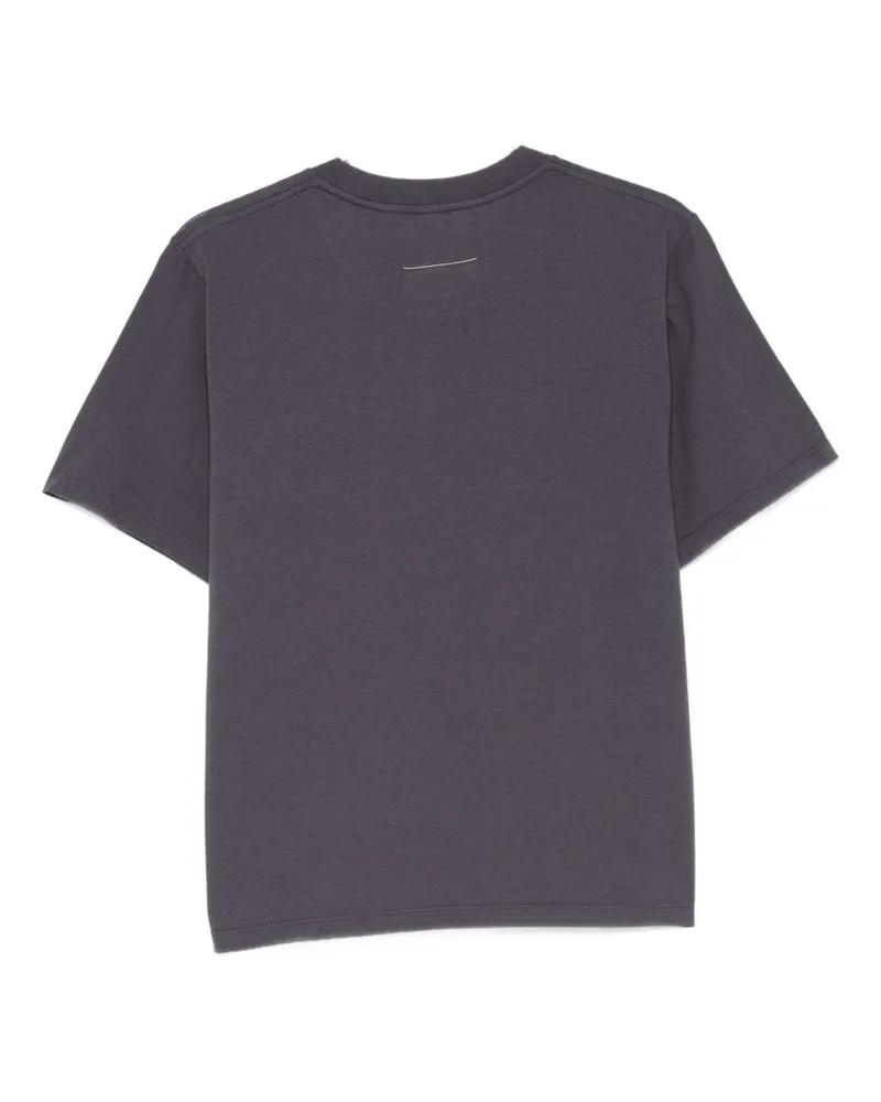 Maison Margiela Logo Print T-Shirt — Navy Navy