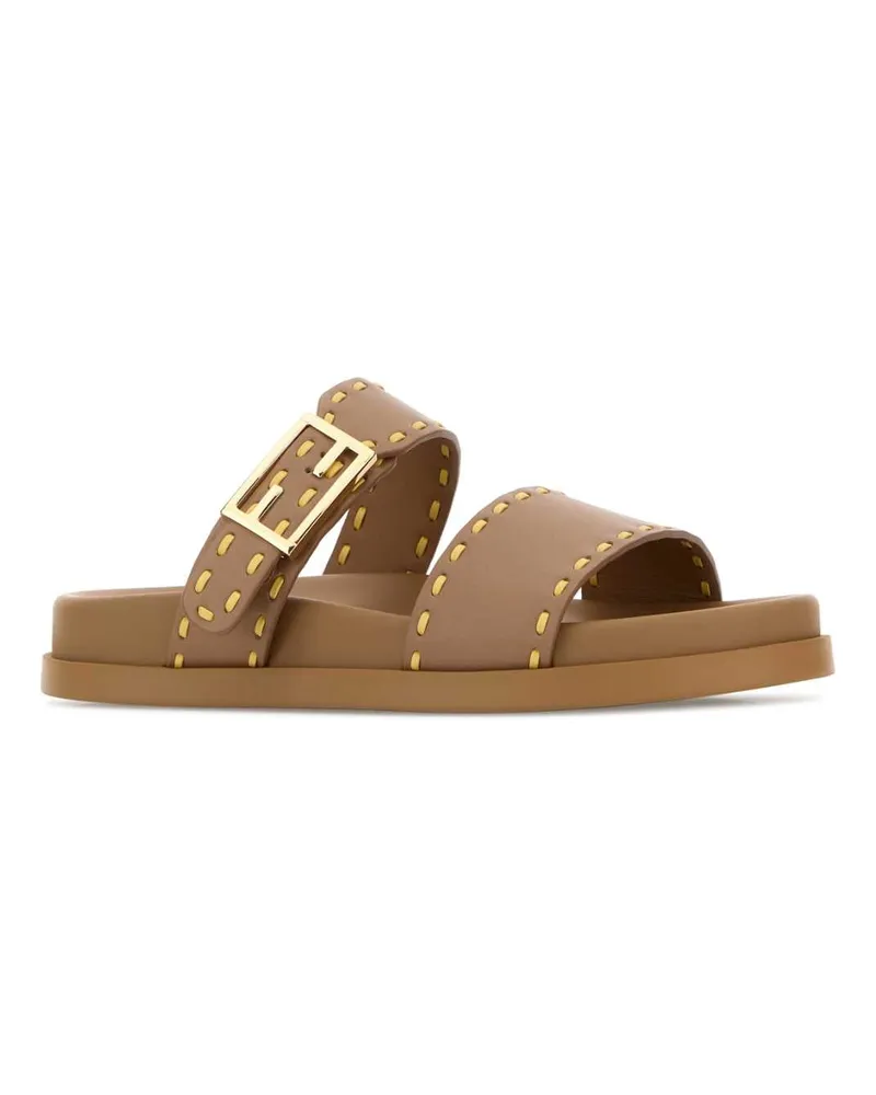 Fendi Feel Sandal — Beige Beige