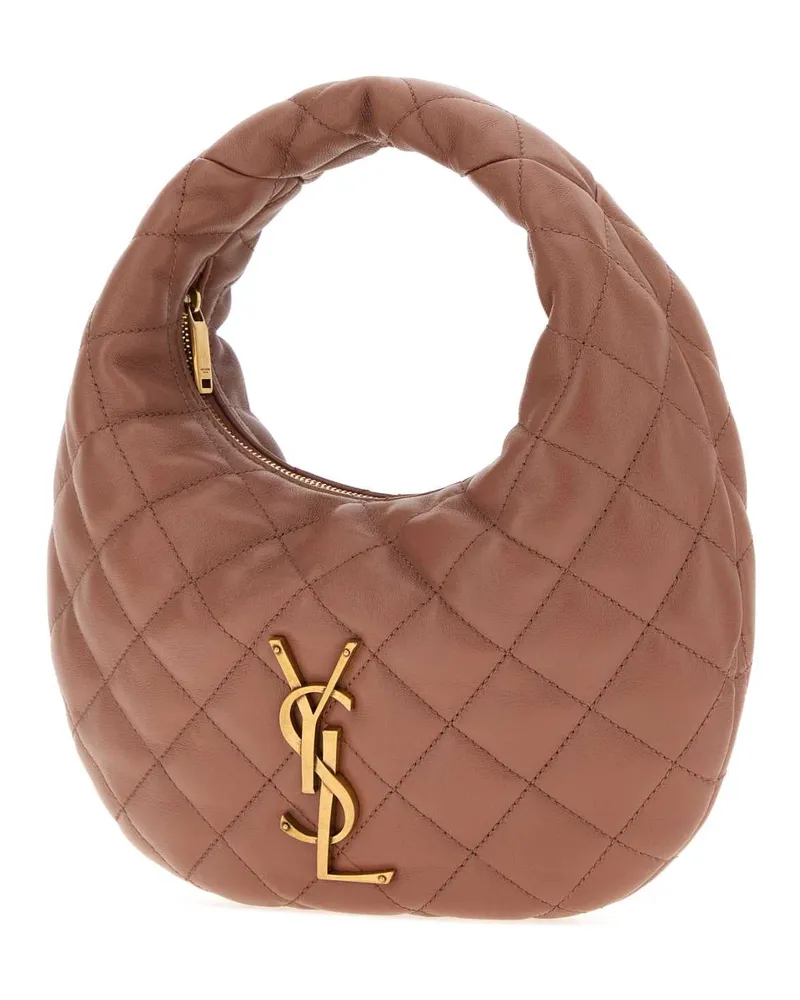 Saint Laurent Women's Icare Shoulder Bag Pink Lamb Pink