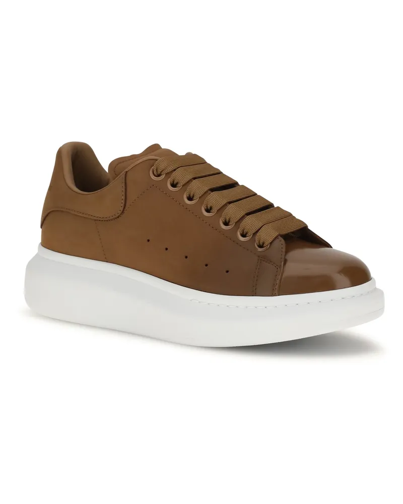 Alexander McQueen Lea Sneakers — Brown Brown