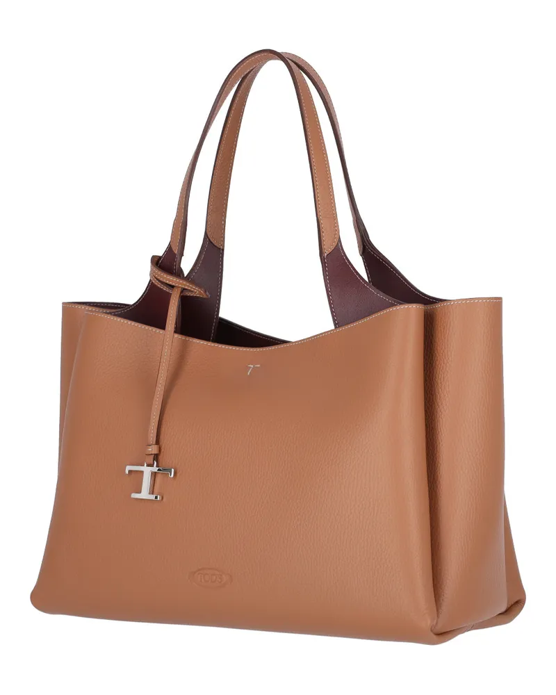 TOD'S Women's Bags Brown Calf Leather Brown