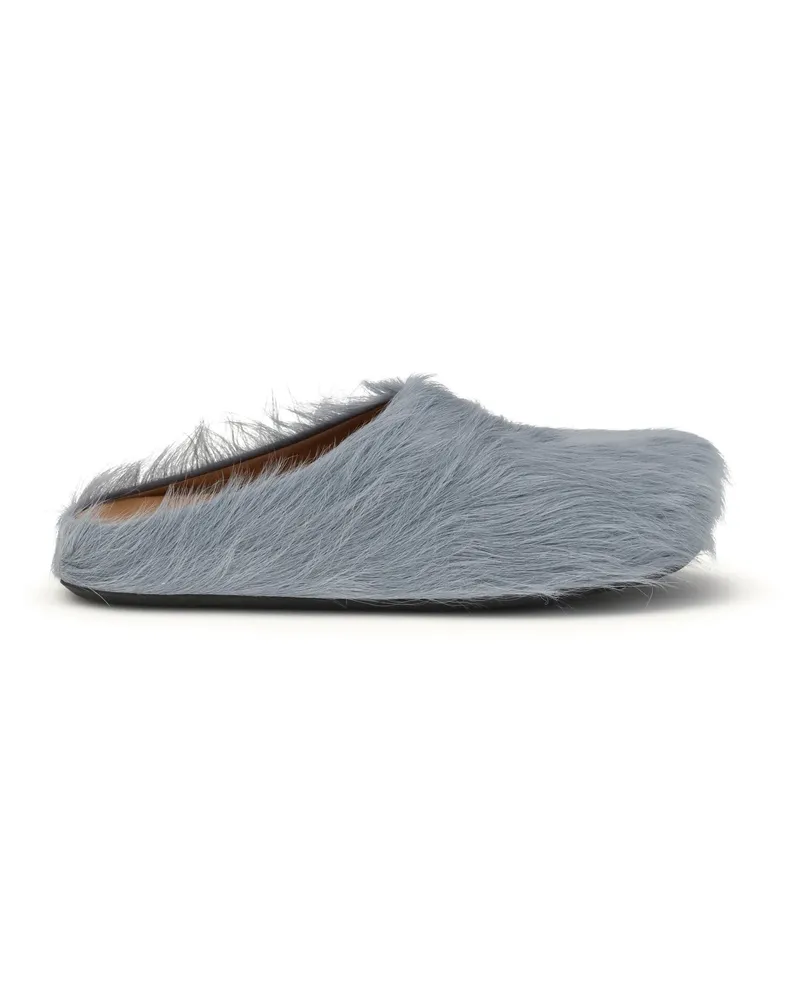 Marni Men's Mules Fussbett Aquamarine Sandal Blue