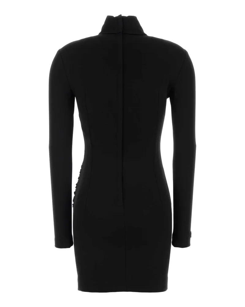 Dolce & Gabbana Women's Black Stretch Viscose Blend Mini Dress Nero Abiti Black