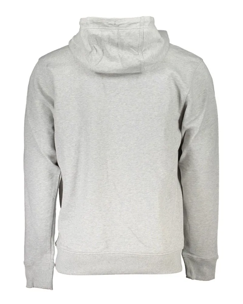 Tommy Hilfiger Cotton Logo Hoodie — Gray Gray