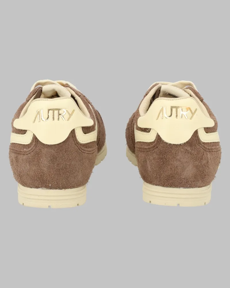AUTRY Windspin Low Sneaker — Brown 
