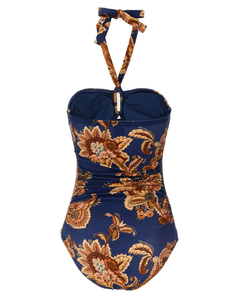 Zimmermann Women's Multicolor Polyamide One-Piece Swimsuit Clothing Navy
