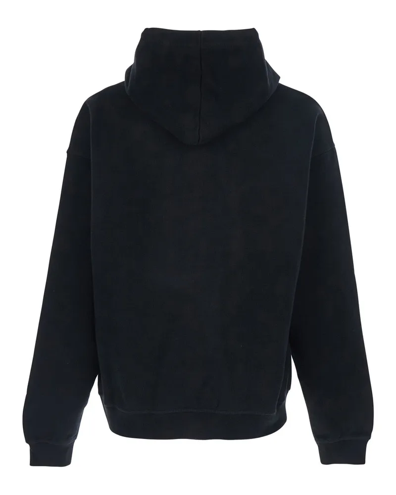 Dsquared2 Men's Hoodie Black Cotton Sweatshirts Sweater Black