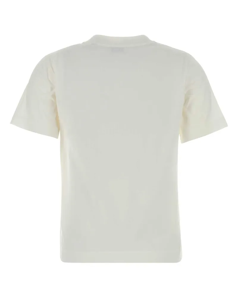 Burberry Women's White Cotton T-Shirt Chalk White