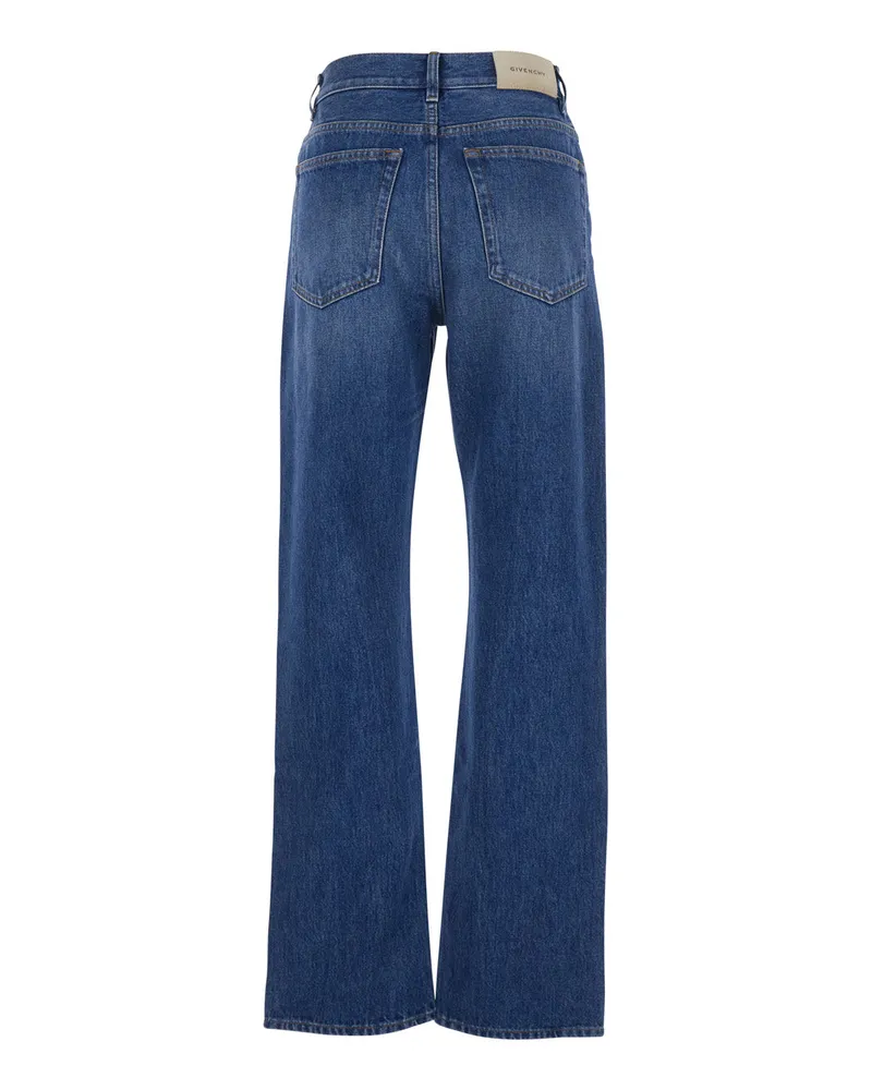 Givenchy Women's Jeans Five-Pocket Blue Denim Cotton Blue