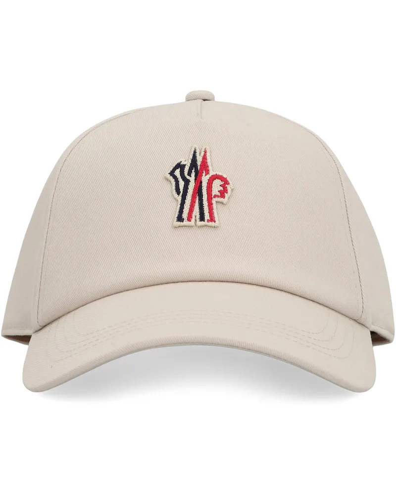 Moncler Women's Baseball Cap Cream Cotton Hat Cream
