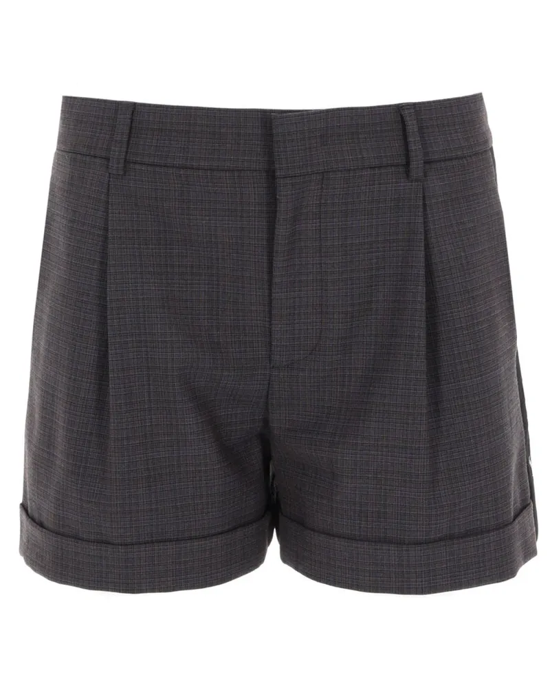 Moschino Logo Ribbon Bermuda Shorts — Gray Gray