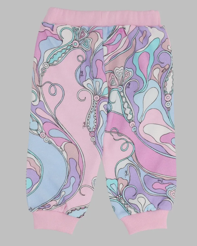 Emilio Pucci Psychedelic Print Track Pants — Pink Pink