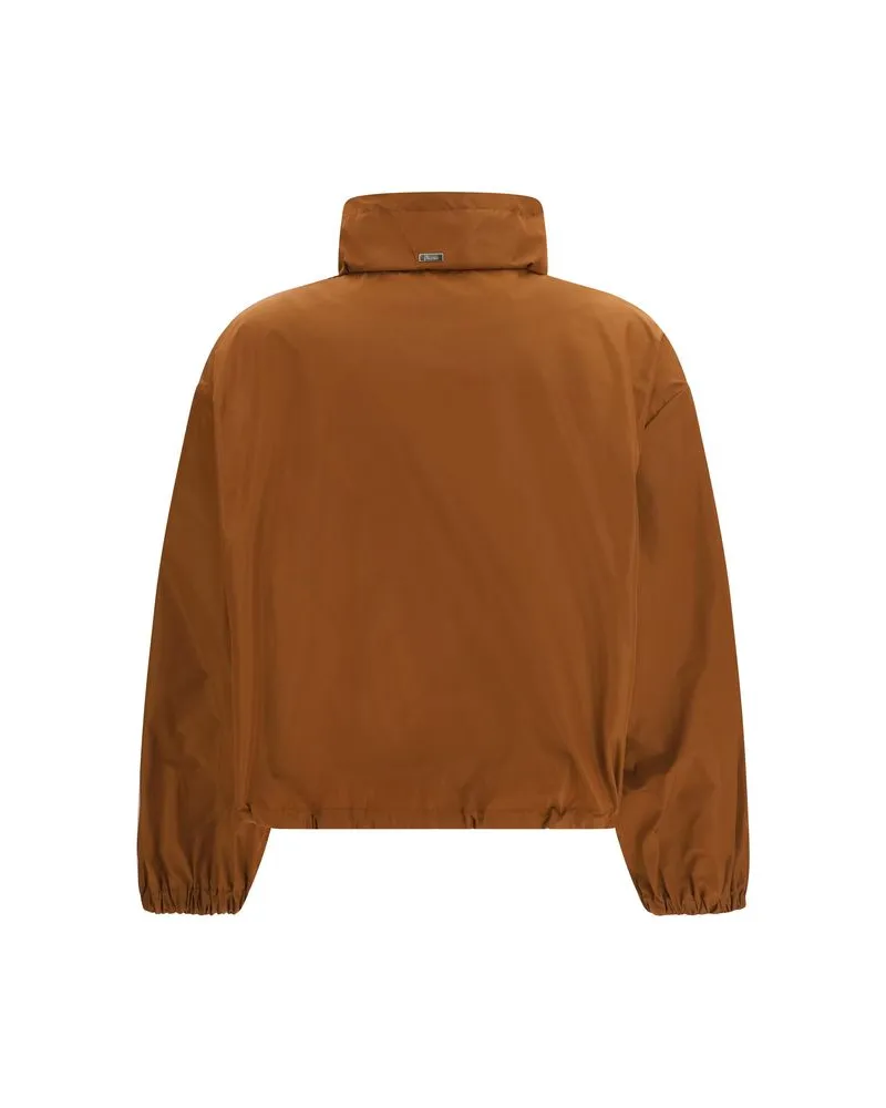 Herno Women's Brown Polyester Rain Coat Clothing Brown