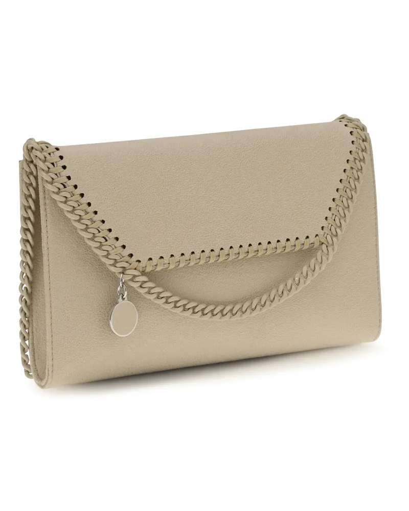 Stella McCartney Women's Eco Shaggy Shoulder Bag Pearl Polyester Beige