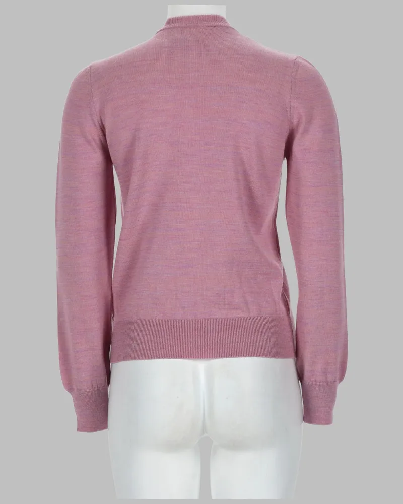 A.P.C. Virgin Wool Cardigan — Pink Pink