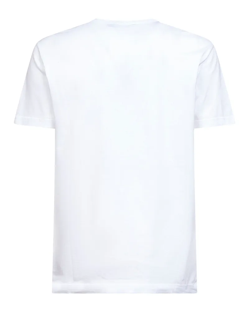 Dolce & Gabbana Heraldic Patch Embroidered T-Shirt — White White