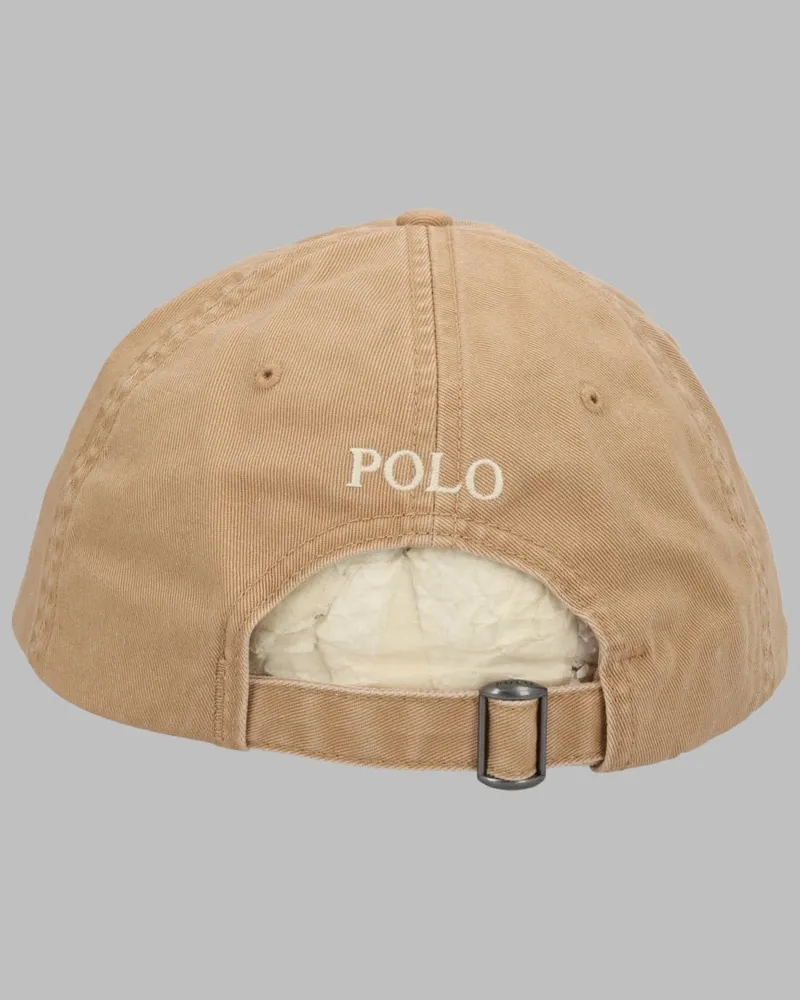 Ralph Lauren 710667709_516CLASSICCAMEL Baseball Cap — Beige Beige