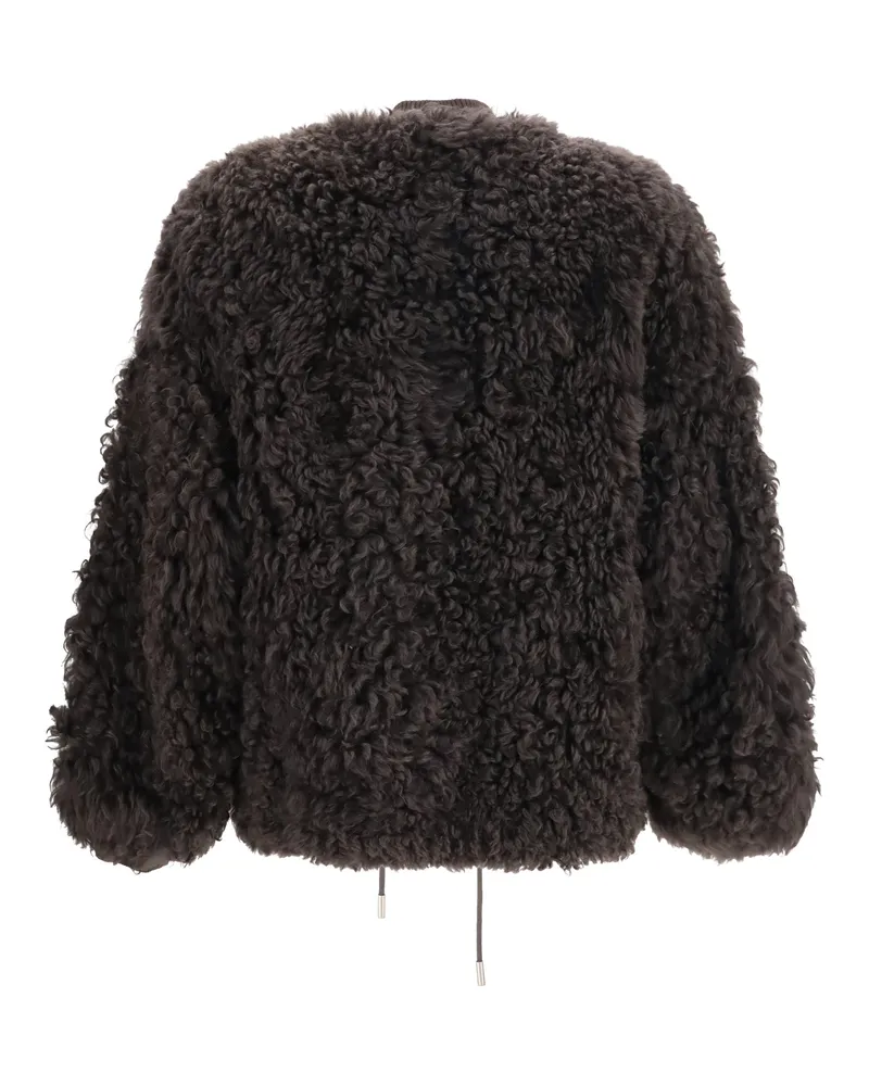 Sword 6.6.44 Sword 6.6 Teddy-Effect Faux Fur Jacket — Black Black