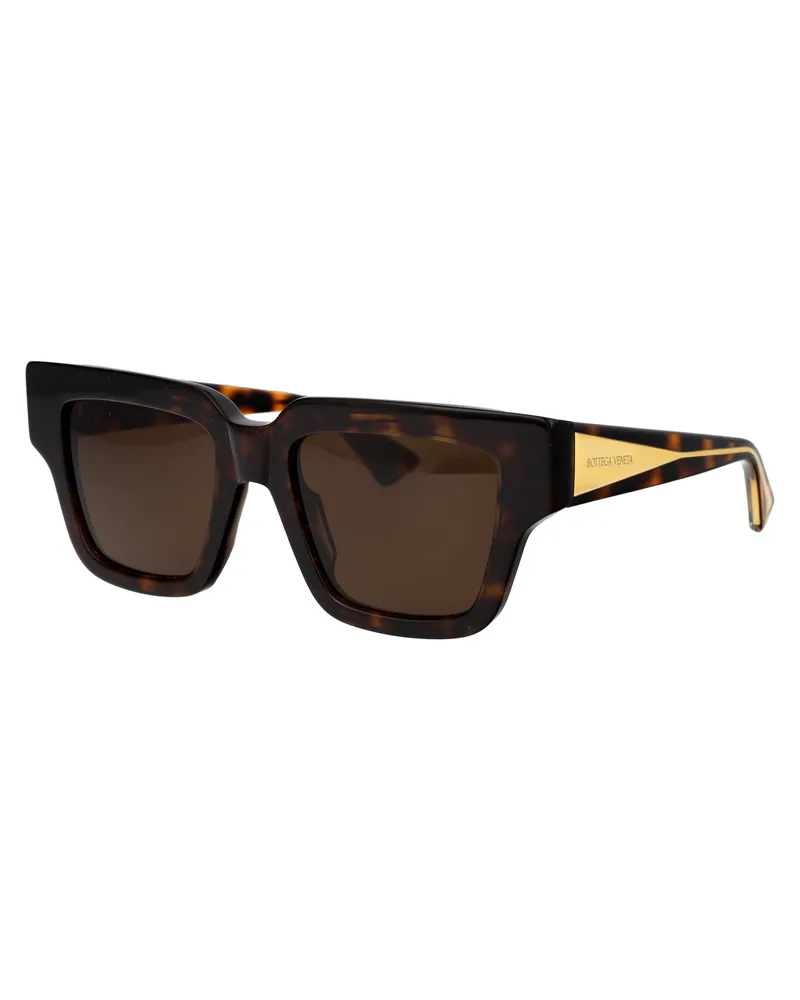 Bottega Veneta Women's Sunglasses Bv1276s Havana Crystal Brown Resin Brown
