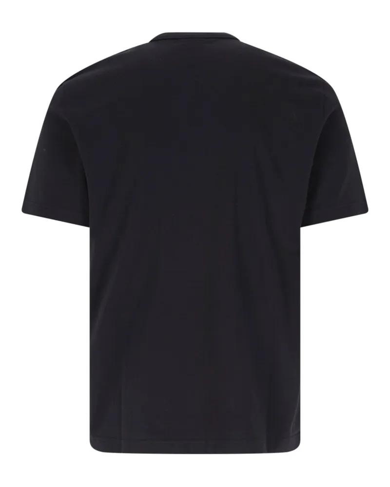 Paul Smith Men's T-Shirts And Polos Black Organic Cotton Black