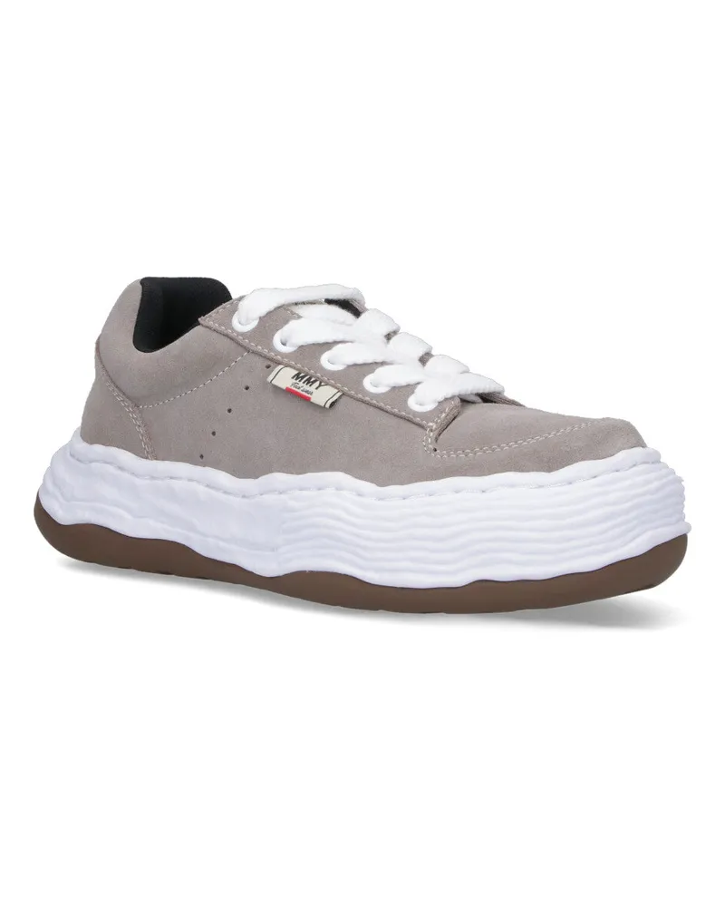 MIHARAYASUHIRO Unisex Sneakers Grey Upper: Cow Leather Gray