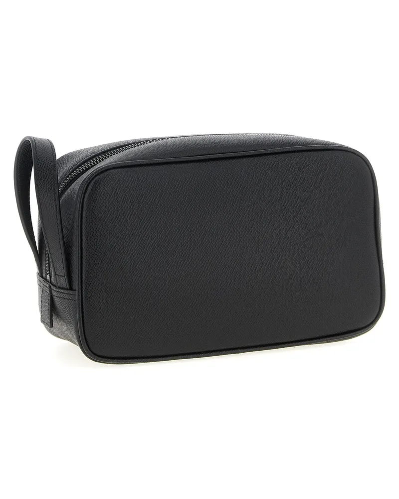 Dolce & Gabbana Men's Black Calfskin Leather Wallet Black