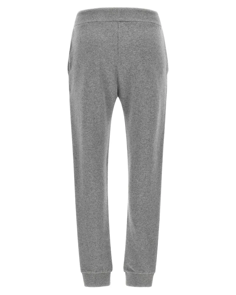 Balmain Cashmere Blend Joggers — Grey Grey