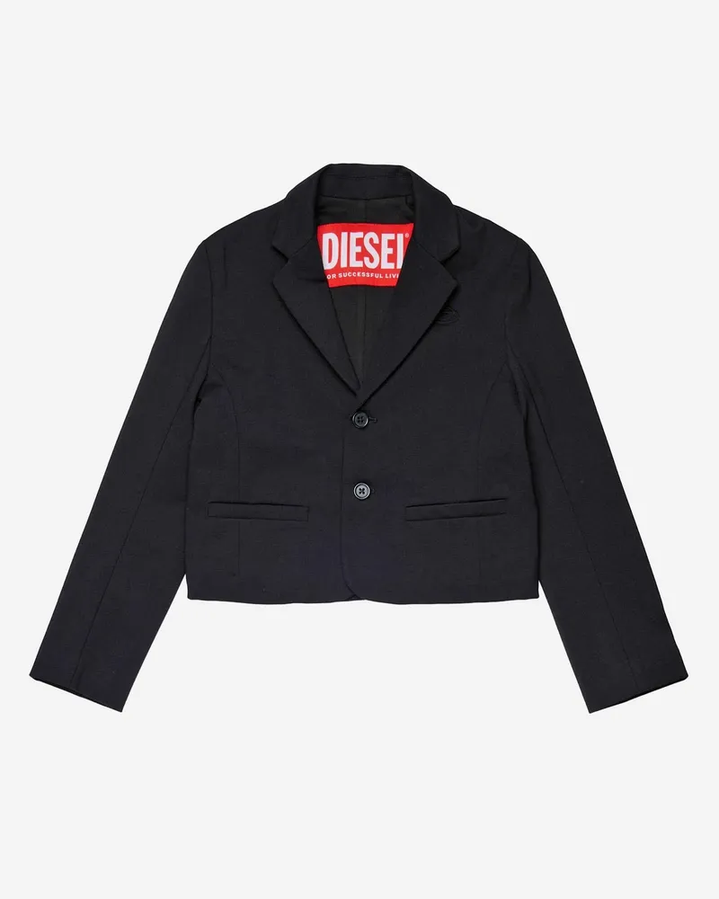 Diesel Boys' Stretch Viscose Blend Jacket Black Black