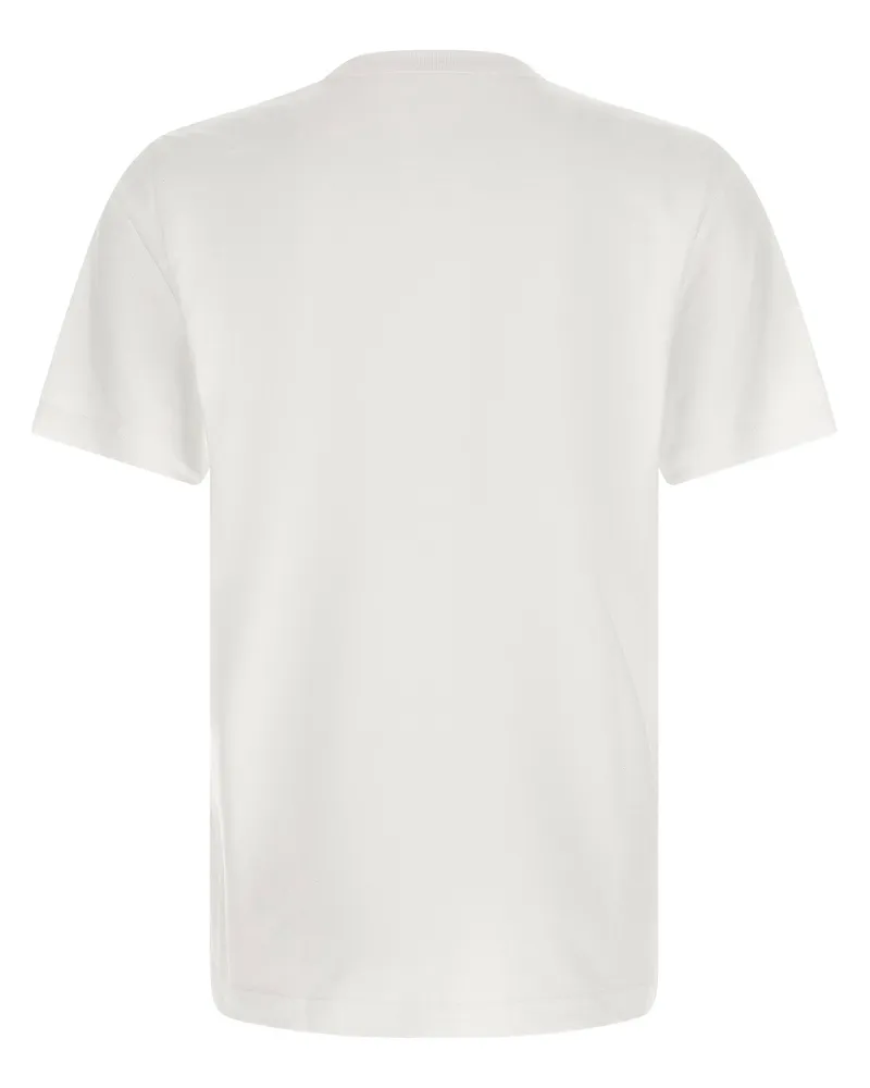 Diesel Logo-Embossed Cotton T-shirt — White White