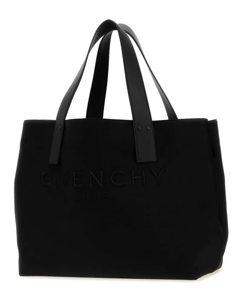 Givenchy Men's Black Canvas  Cargo Shopping Bag Exterior: Nylon Acrylic Borse A Mano Black