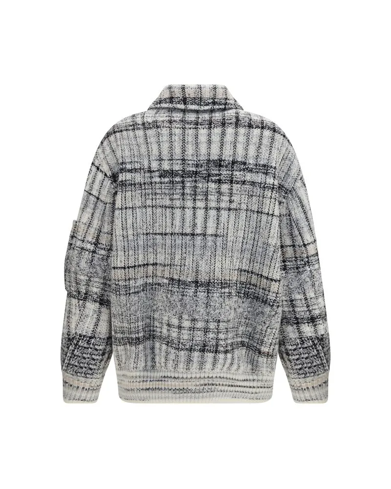 Missoni Women's Multicolor Wool Oves Aries Bomber Clothing Gray