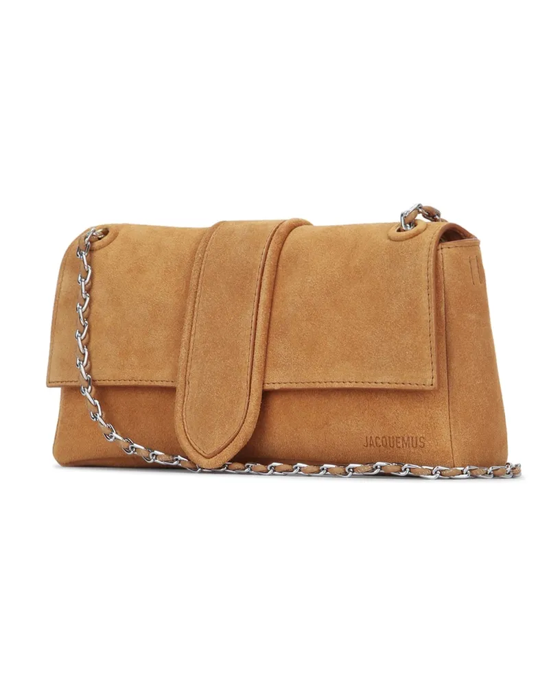 Jacquemus Women's Le Bambino Chaine Camel Principal:calf Leather Borse A Mano Bag Camel