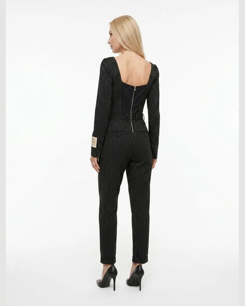 Dolce & Gabbana Women's Multicolor Cotton Jumpsuit Black