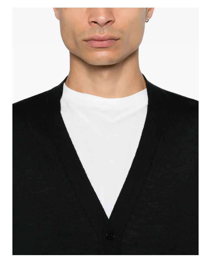 John Smedley Bradrick Cardigan — Black 