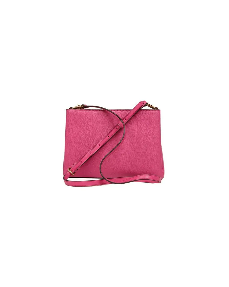 Michael Kors Women's Crossbody Bag French Pink Leather Polyvinyl Chloride Crossbody-bags Pink