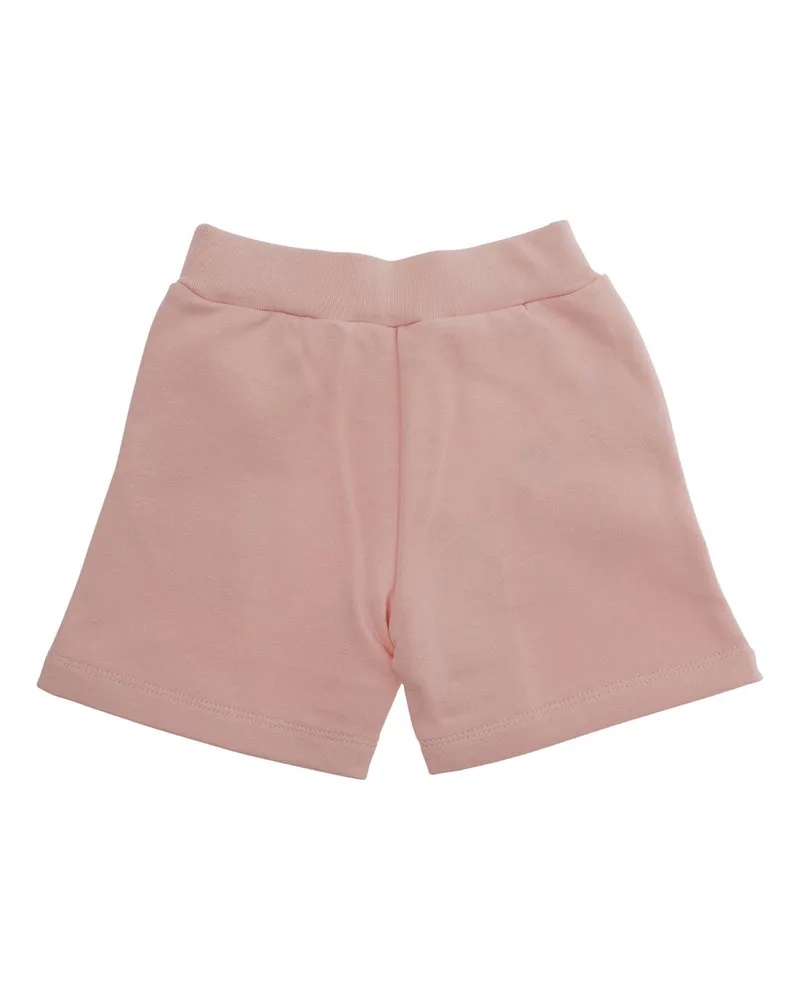 Marni Unisex Shorts With Logo Lettering Pink Cotton Pink